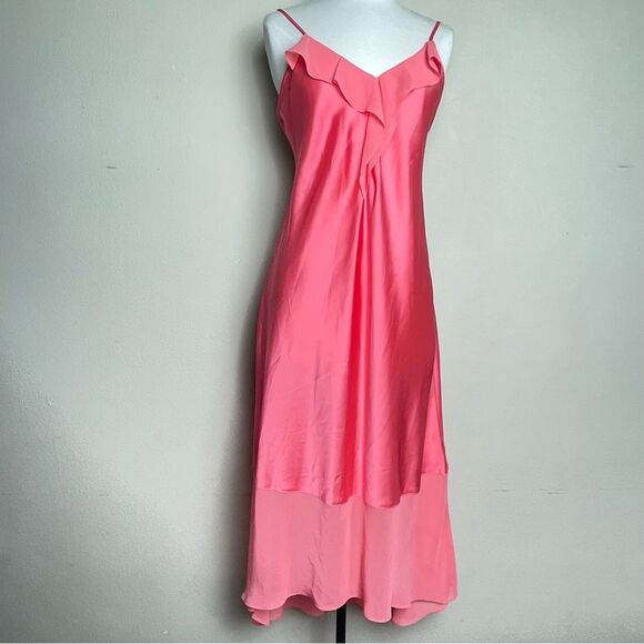 H by Halston Nightgown or Slip Dress spaghetti strap silky S / P - Picture 5 of 17